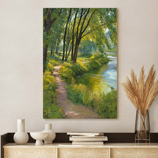 Susquehanna River Canvas Pictures - Jesus Canvas Art - Christian Wall Art