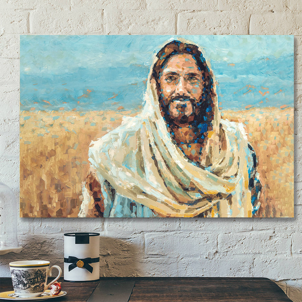 Sweet is the Peace Canvas - Religious Canvas Painting - Jesus Canvas Poster - Jesus Wall Art - Christian Canvas Prints - Christian Gift - Ciaocustom