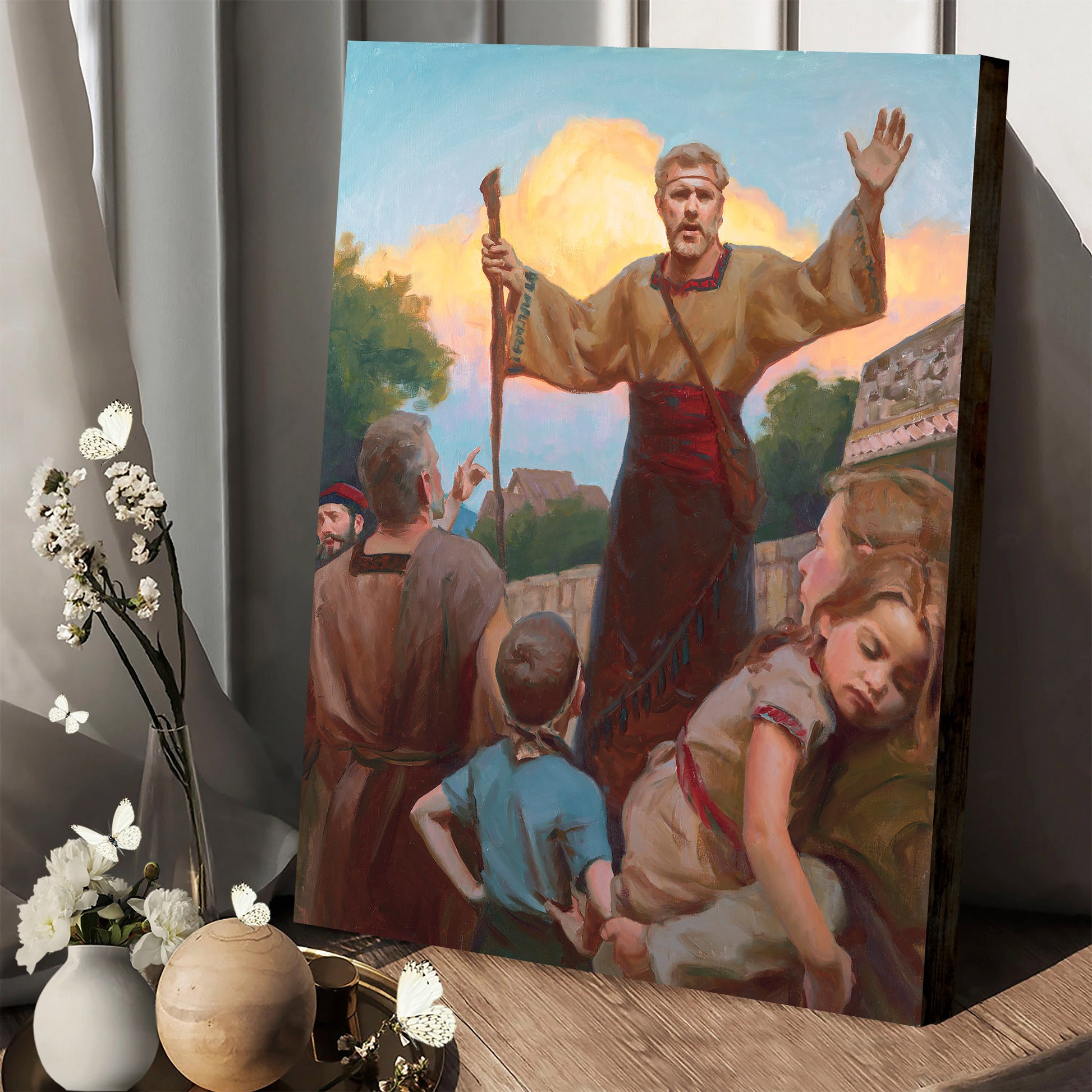 Teaching True Doctrine Canvas Pictures - Religious Canvas Wall Art - Scriptures Wall Decor
