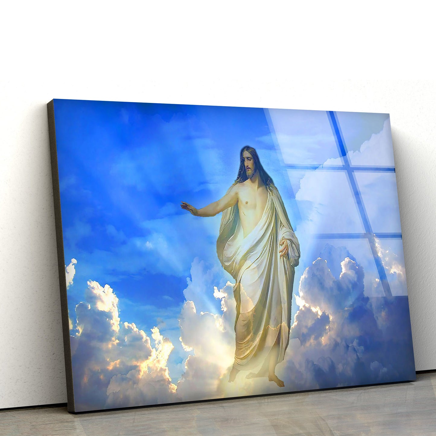 Tempered Glass Wall Art Jesus Wall Decor Jesus Home - Canvas Picture - Jesus Canvas Pictures - Christian Wall Art