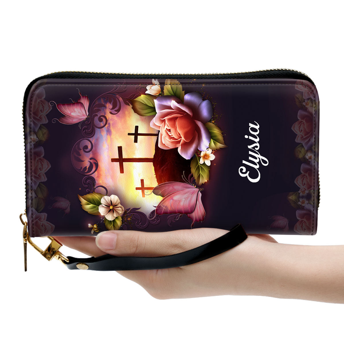 Thank You Lord For Saving My Soul Gifts For Women Of God Clutch Purse For Women - Personalized Name - Christian Gifts For Women