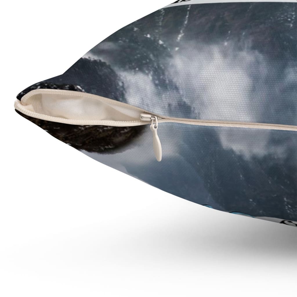 Thankful Grateful Blessed Christian Pillow