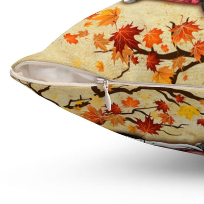 Thankful Grateful Blessed Happy Thanksgiving Pillow