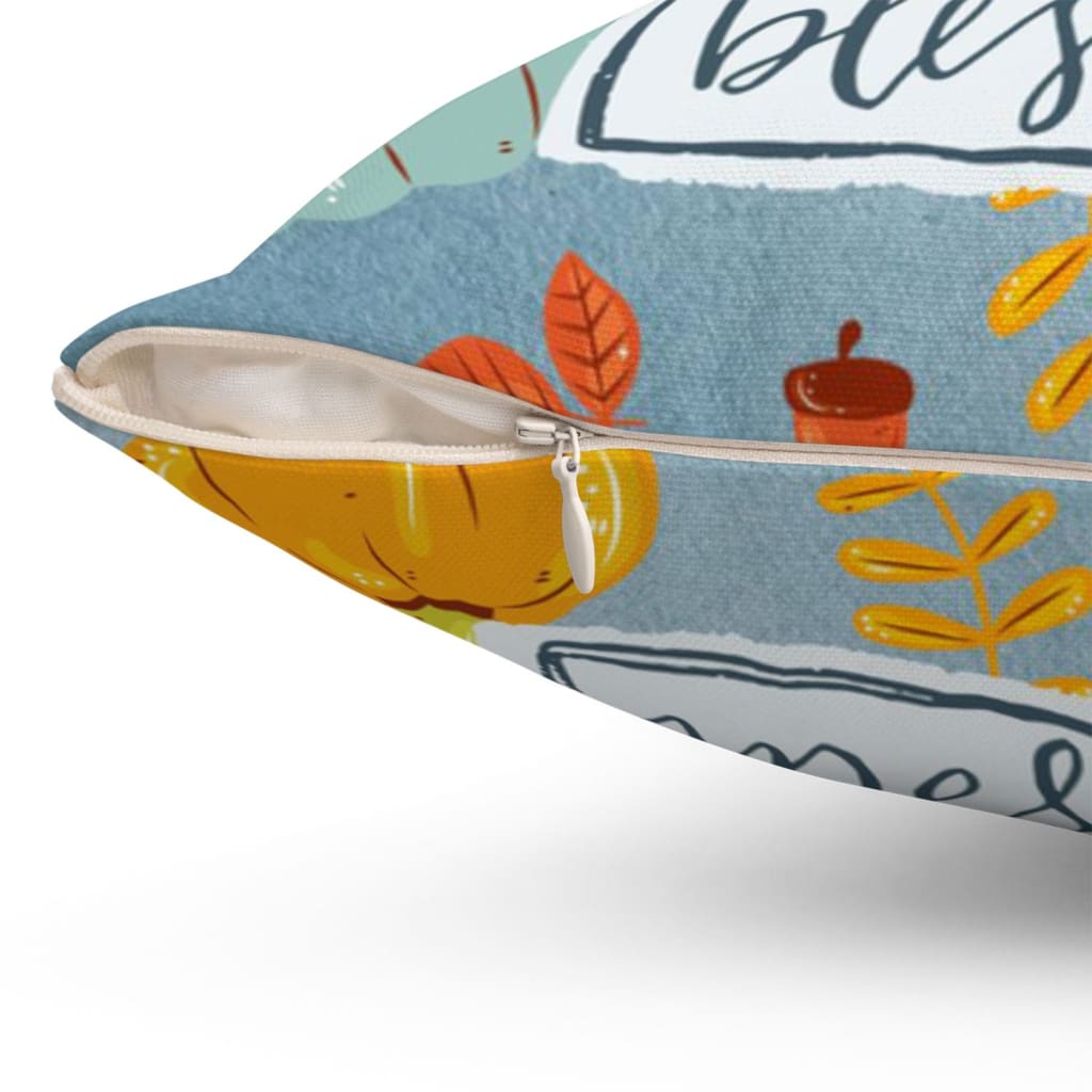 Thankful Grateful Blessed Pillow - Christian Pillows