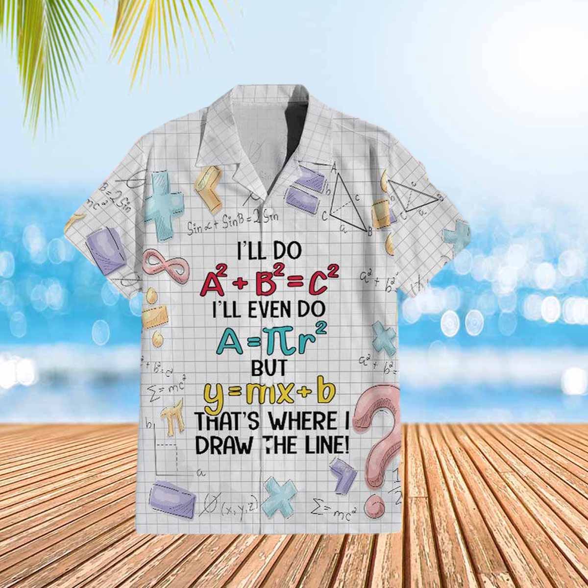 That Is Where I Draw The Line Hawaiian Shirt - Christian Hawaiian Shirts For Women Men