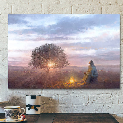 The Light - Jesus Canvas Poster - Jesus Wall Art - Gift For Christian - Ciaocustom