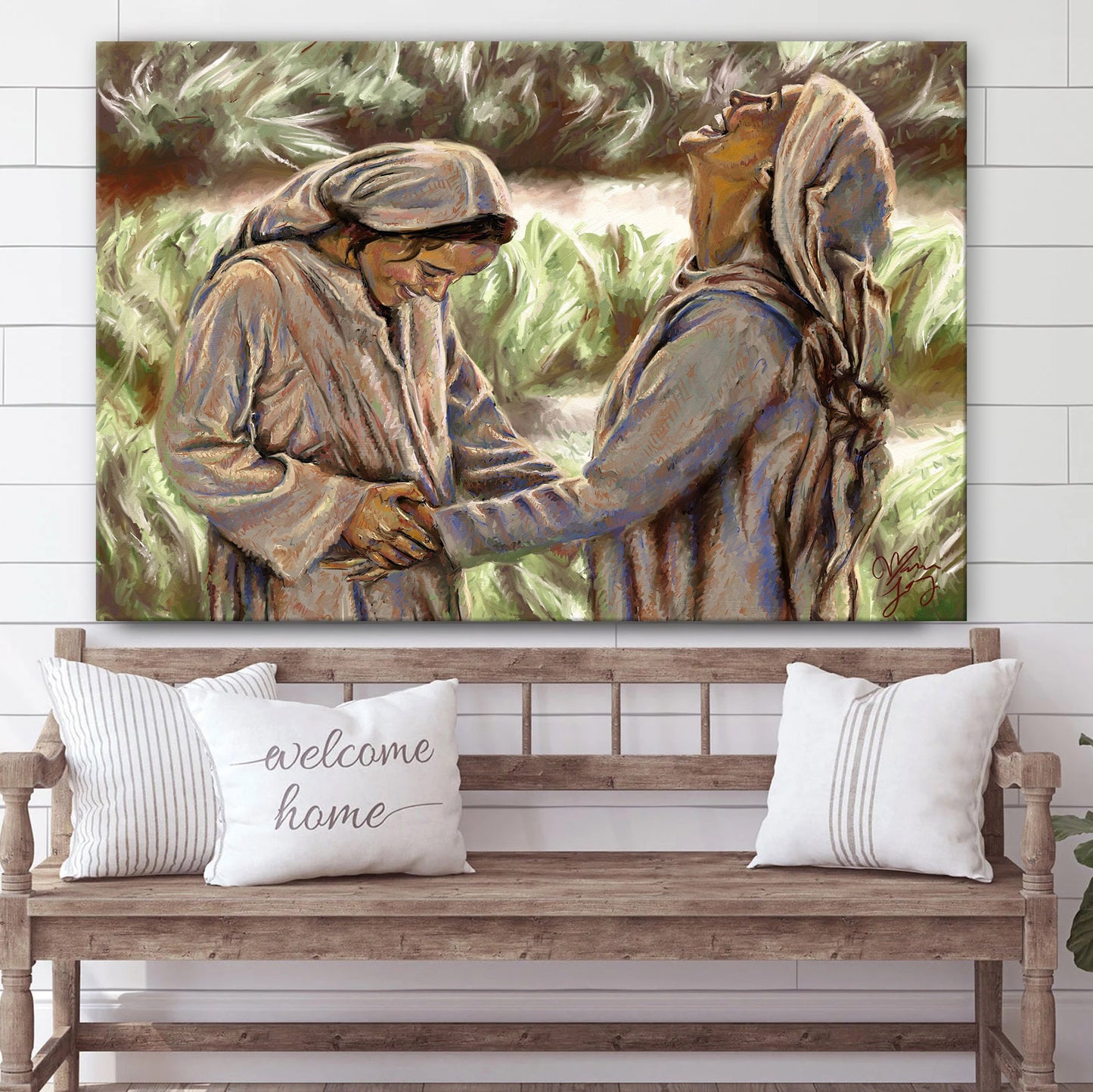 The Almighty Has Done Great Things For Me - Jesus Canvas Pictures - Christian Wall Art