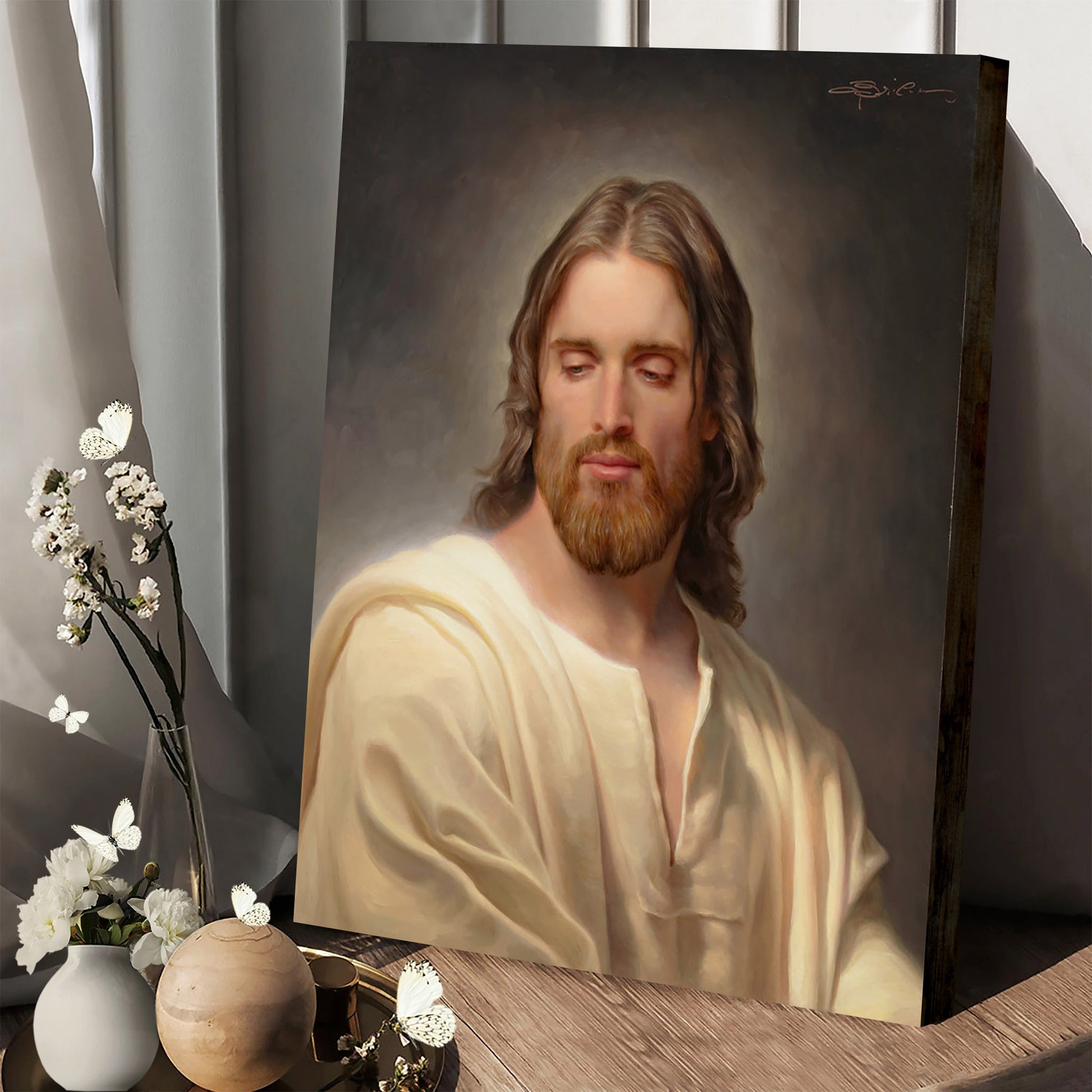 The Anointed One Canvas Picture - Jesus Christ Canvas Art - Christian Wall Canvas
