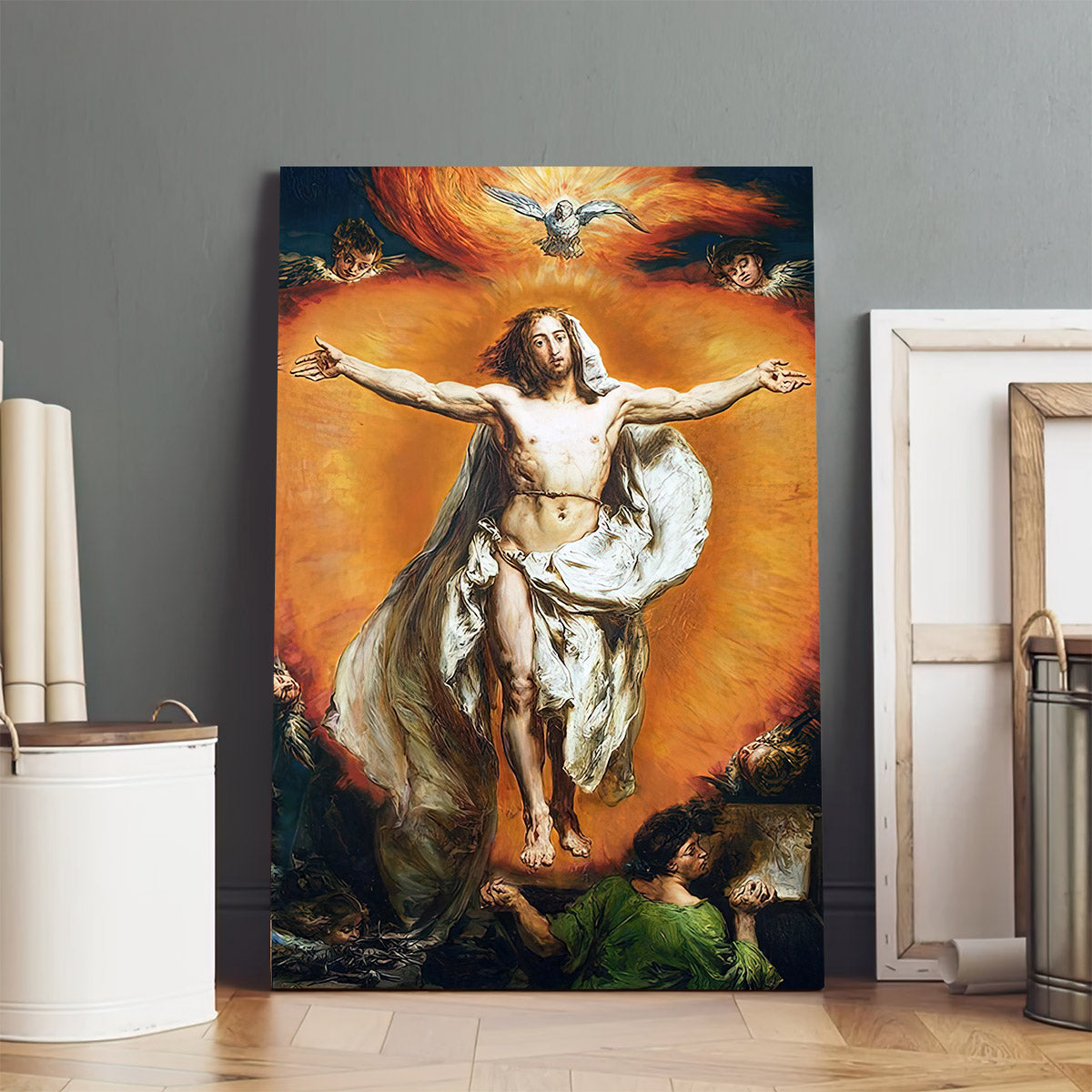 The Ascension Of Christ Canvas - Jesus Portrait Picture - Religious Gift - Christian Wall Art Decor