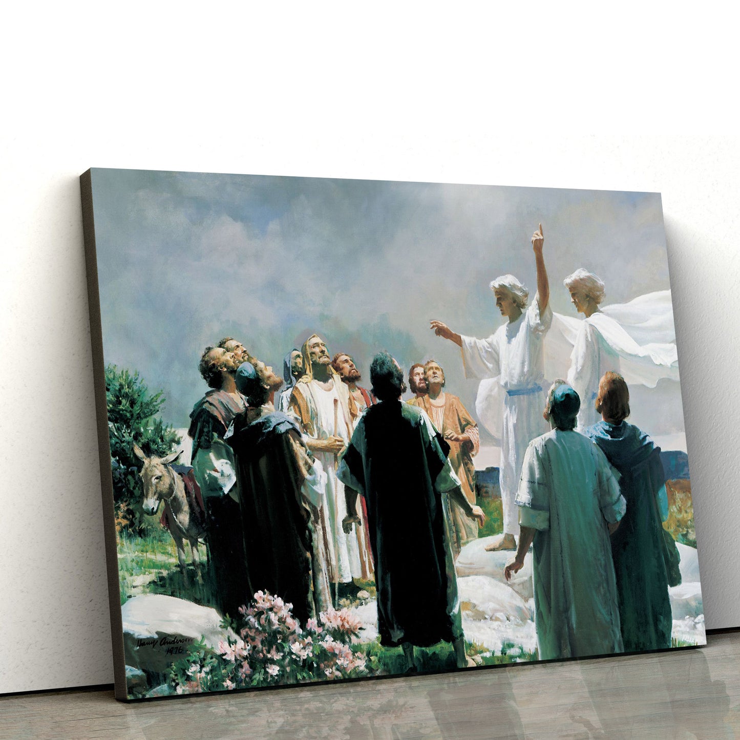 The Ascension Of Jesus Canvas Pictures - Jesus Canvas Wall Art - Christian Canvas Paintings