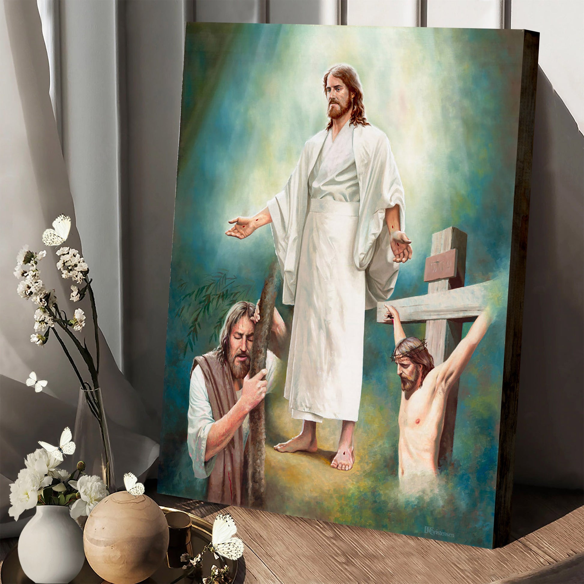 The Atonement Canvas Picture - Jesus Christ Canvas Art - Christian Wall Canvas