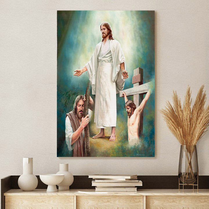 The Atonement Canvas Wall Art - Jesus Canvas Pictures - Christian Canvas Wall Art