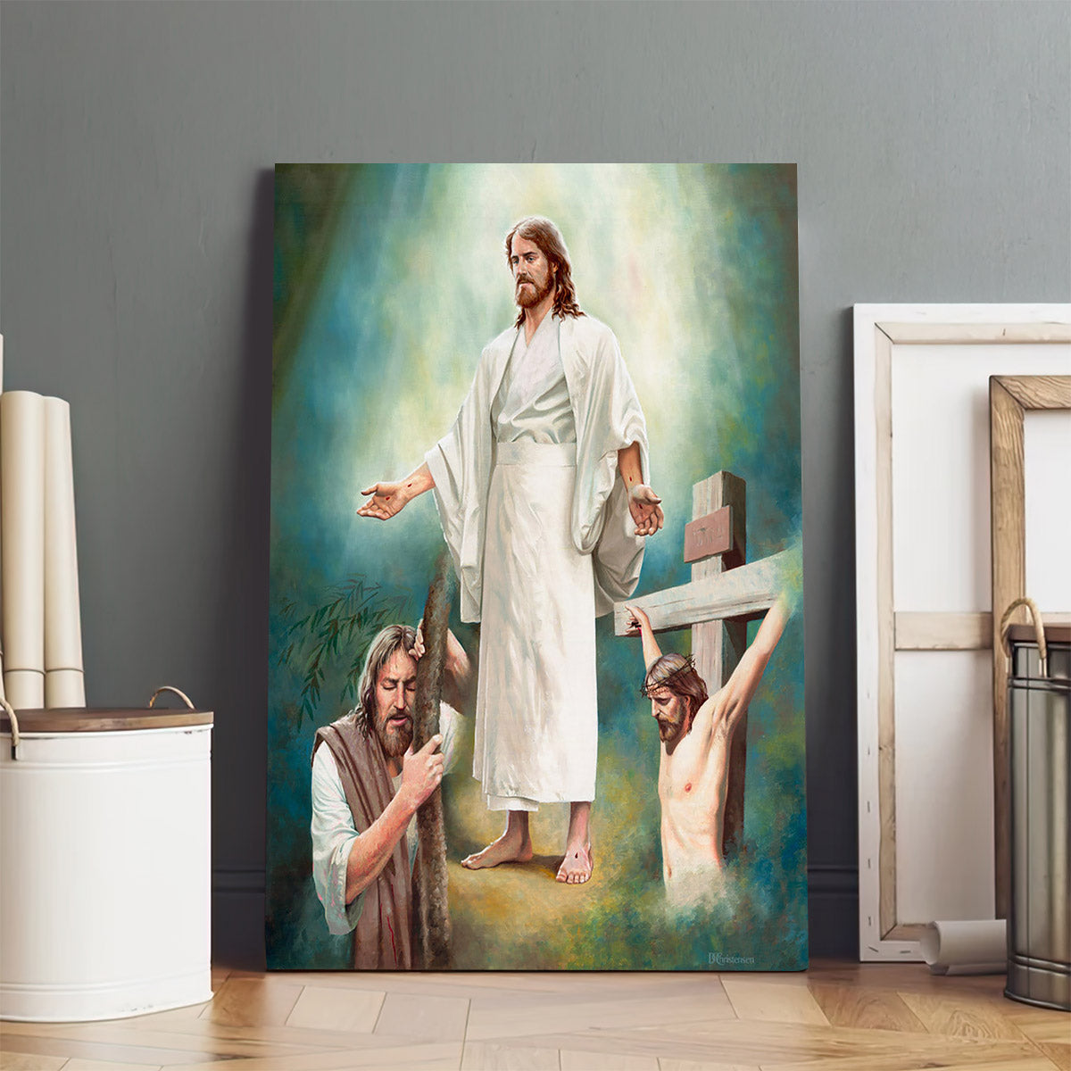 The Atonement Canvas Wall Art - Jesus Canvas Pictures - Christian Canvas Wall Art