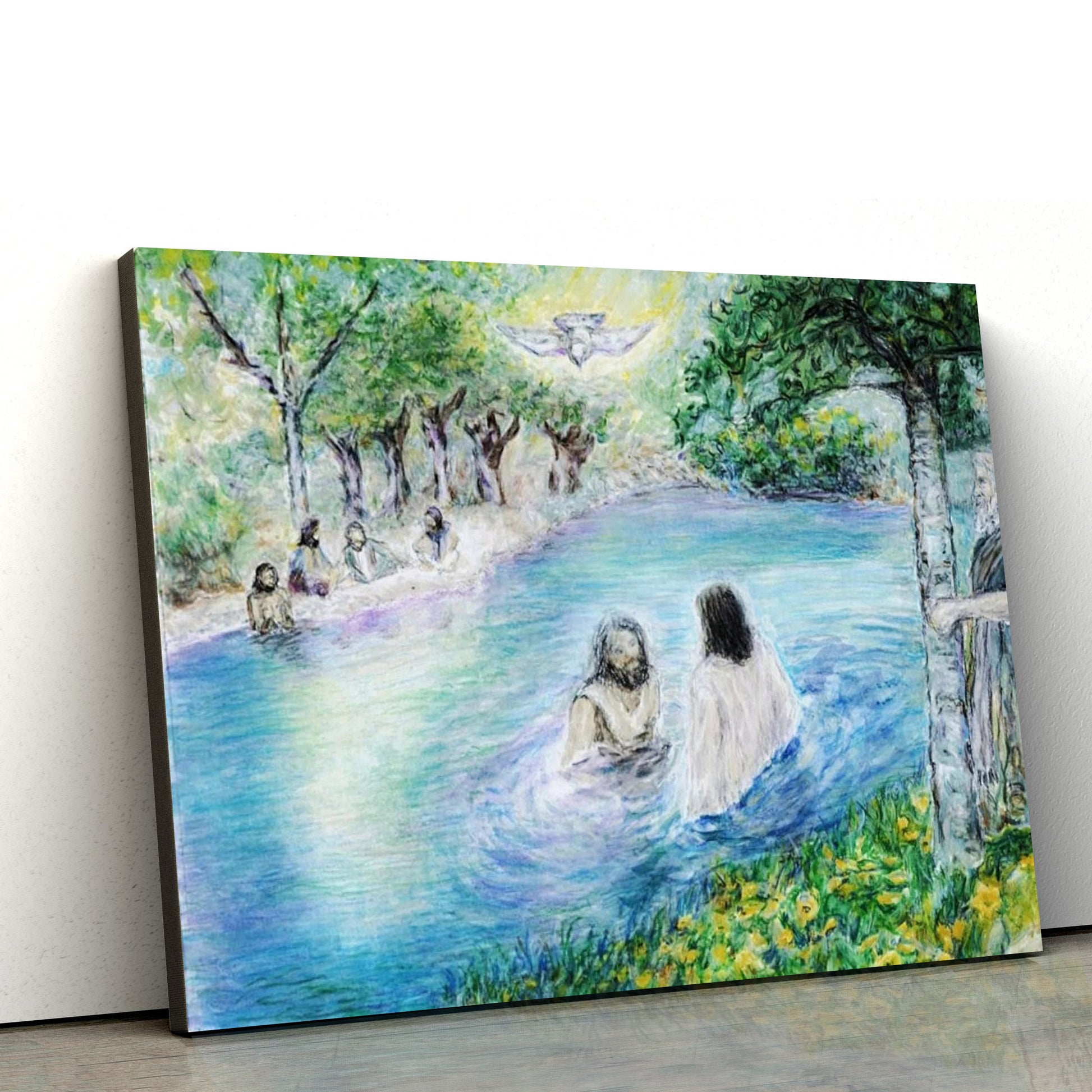The Baptism Of Jesus - Jesus Canvas Pictures - Christian Wall Art
