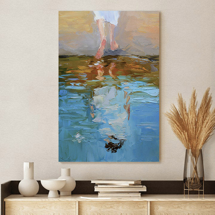 The Baptism Of Jesus The Christ Canvas Pictures - Jesus Baptism Canvas - Christian Wall Art