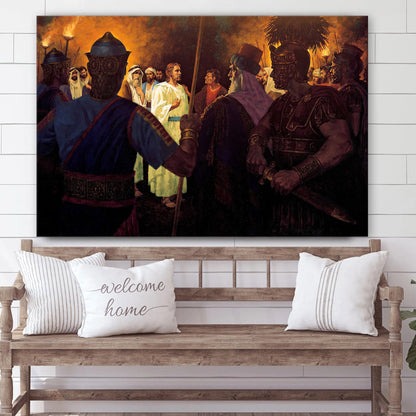 The Betrayal Of Jesus Canvas Pictures - Jesus Canvas Wall Art - Christian Canvas Paintings