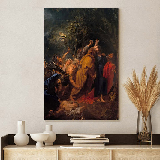 The Betrayal Of Jesus Christ By Anthony Van Dyck Museum - Canvas Pictures - Jesus Canvas Art - Christian Wall Art