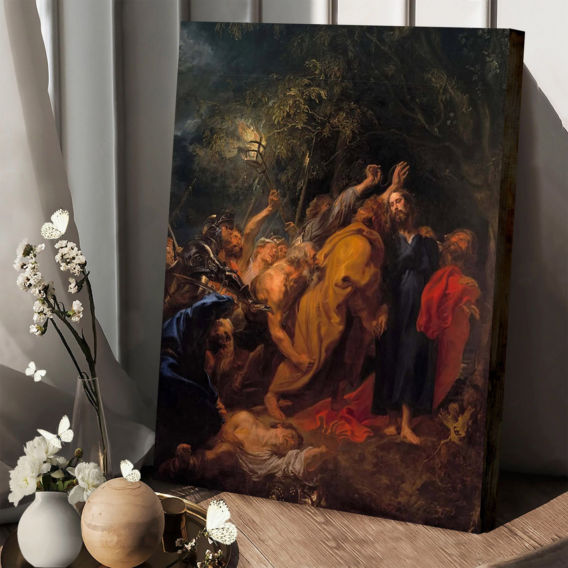 The Betrayal Of Jesus Christ By Anthony Van Dyck Museum - Canvas Pictures - Jesus Canvas Art - Christian Wall Art