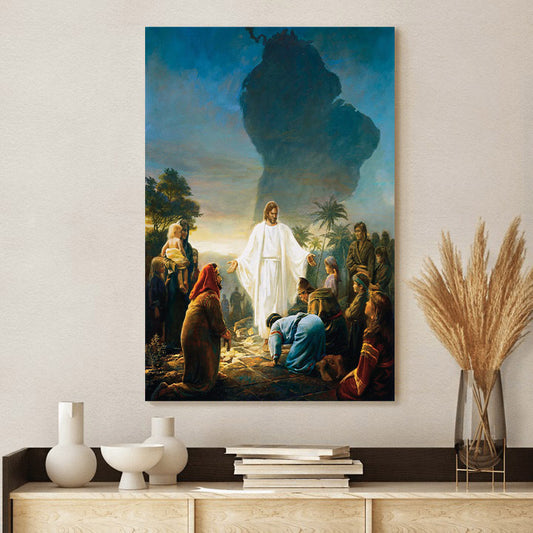 The Bible And The Book Of Mormon Testify Of Christ Canvas Pictures - Religious Canvas Wall Art - Scriptures Wall Decor