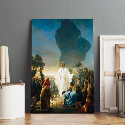 The Bible And The Book Of Mormon Testify Of Christ Canvas Pictures - Religious Canvas Wall Art - Scriptures Wall Decor