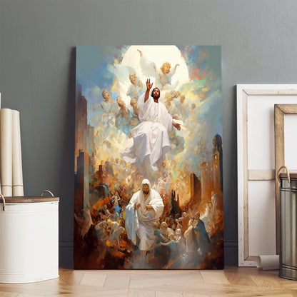 The Birth Of Jesus By James Corleone - Canvas Pictures - Jesus Christ Canvas - Christian Wall Art