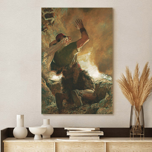 The Brother Of Jared Sees The Finger Of The Lord Canvas Pictures - Religious Canvas Wall Art - Scriptures Wall Decor