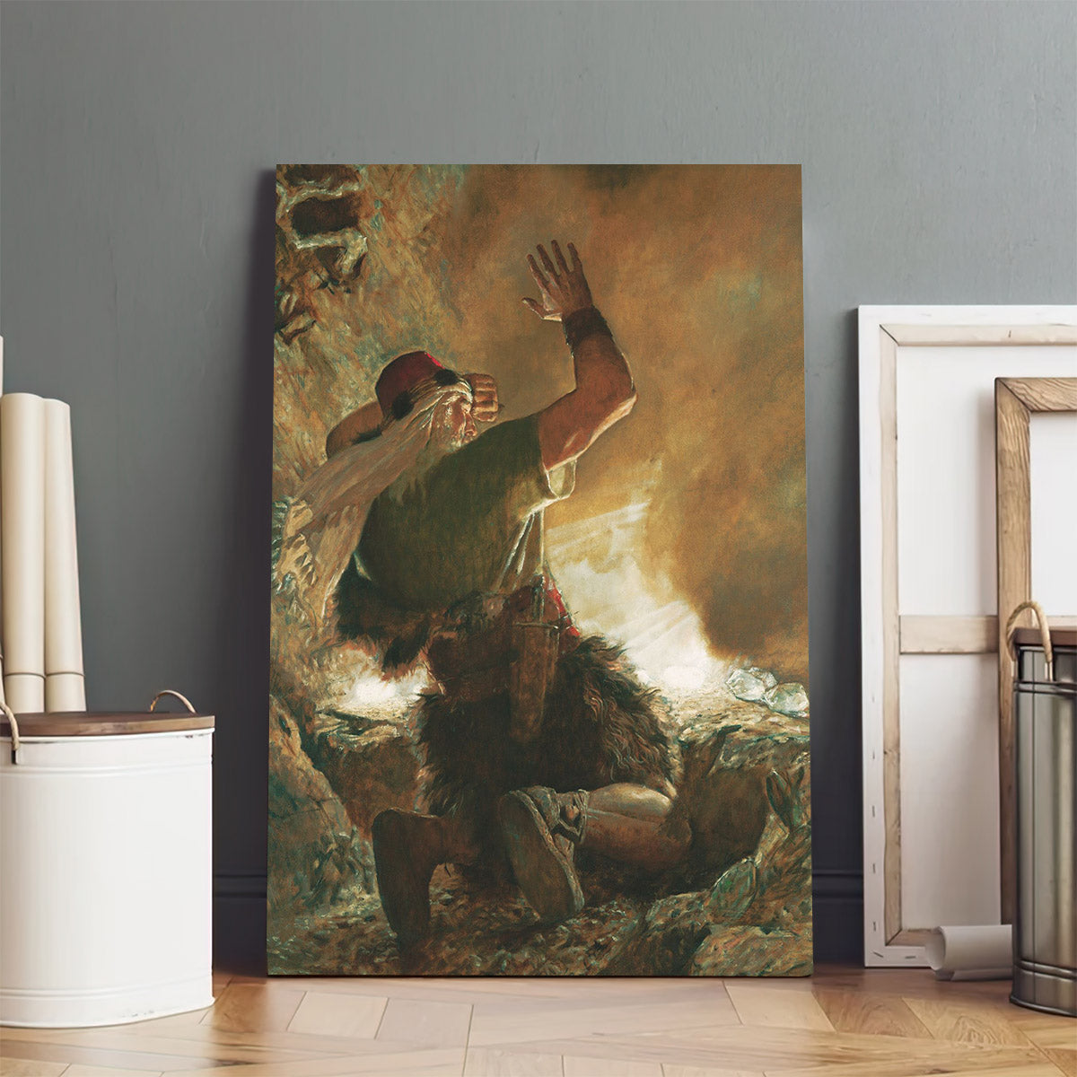 The Brother Of Jared Sees The Finger Of The Lord Canvas Pictures - Religious Canvas Wall Art - Scriptures Wall Decor