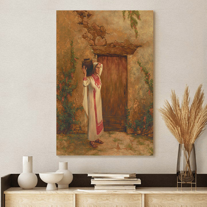 The Burden And Beauty Of Time Canvas Wall Art - Christan Wall Decor