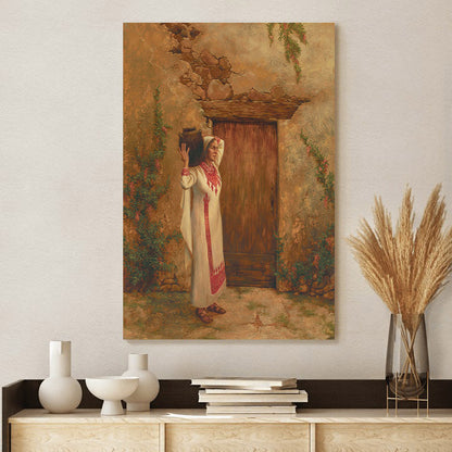 The Burden And Beauty Of Time Canvas Wall Art - Christan Wall Decor