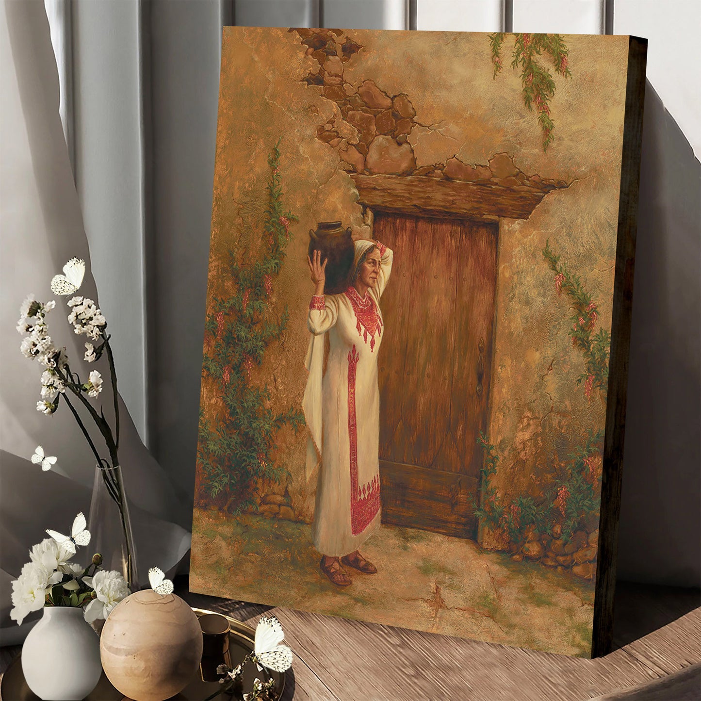 The Burden And Beauty Of Time Canvas Wall Art - Christan Wall Decor