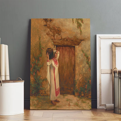 The Burden And Beauty Of Time Canvas Wall Art - Christan Wall Decor