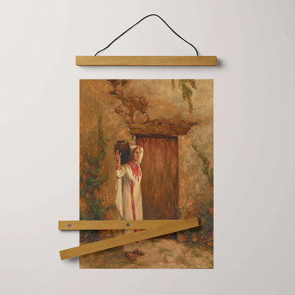 The Burden And Beauty Of Time Hanging Canvas Wall Art - Christan Wall Decor - Religious Canvas