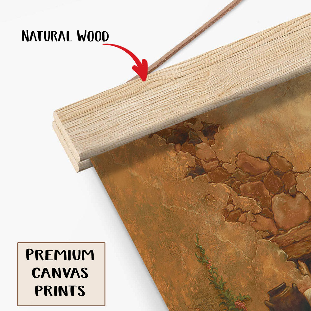 The Burden And Beauty Of Time Hanging Canvas Wall Art - Christan Wall Decor - Religious Canvas