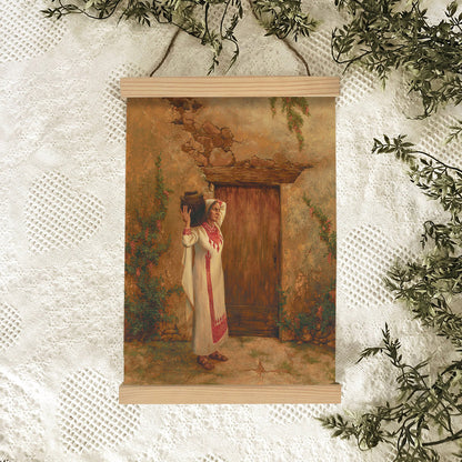 The Burden And Beauty Of Time Hanging Canvas Wall Art - Christan Wall Decor - Religious Canvas
