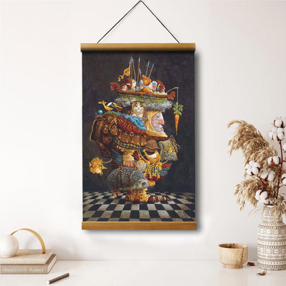 The Burden Of The Responsible Man Hanging Canvas Wall Art - Christan Wall Decor - Religious Canvas