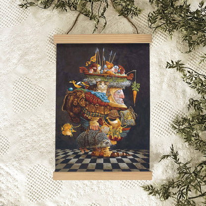 The Burden Of The Responsible Man Hanging Canvas Wall Art - Christan Wall Decor - Religious Canvas