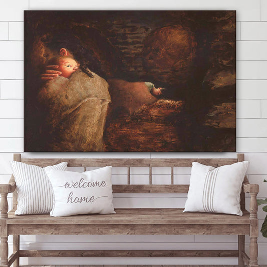 The Carpenter Canvas Wall Art - Christian Wall Decor
