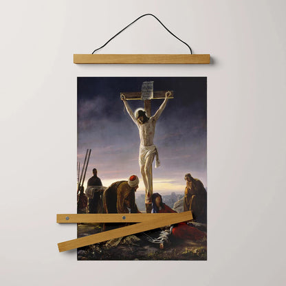 The Crucifixion Hanging Canvas Wall Art - Christan Wall Decor - Religious Canvas