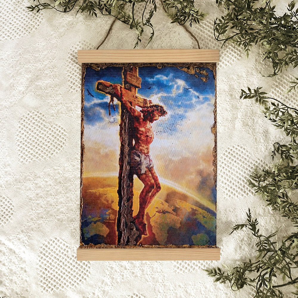 The Crucifixion Of Jesus Christ Religious Hanging Canvas Wall Art - Jesus Portrait Picture - Religious Gift - Christian Wall Art Decor