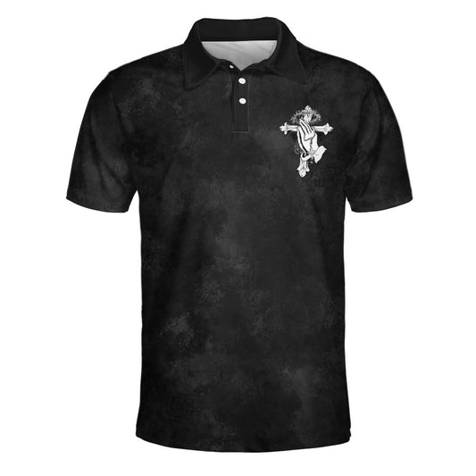 The Devil Saw Me With My Head Down And Though He'd Won Until I Said Amen Polo Shirt - Christian Shirts & Shorts