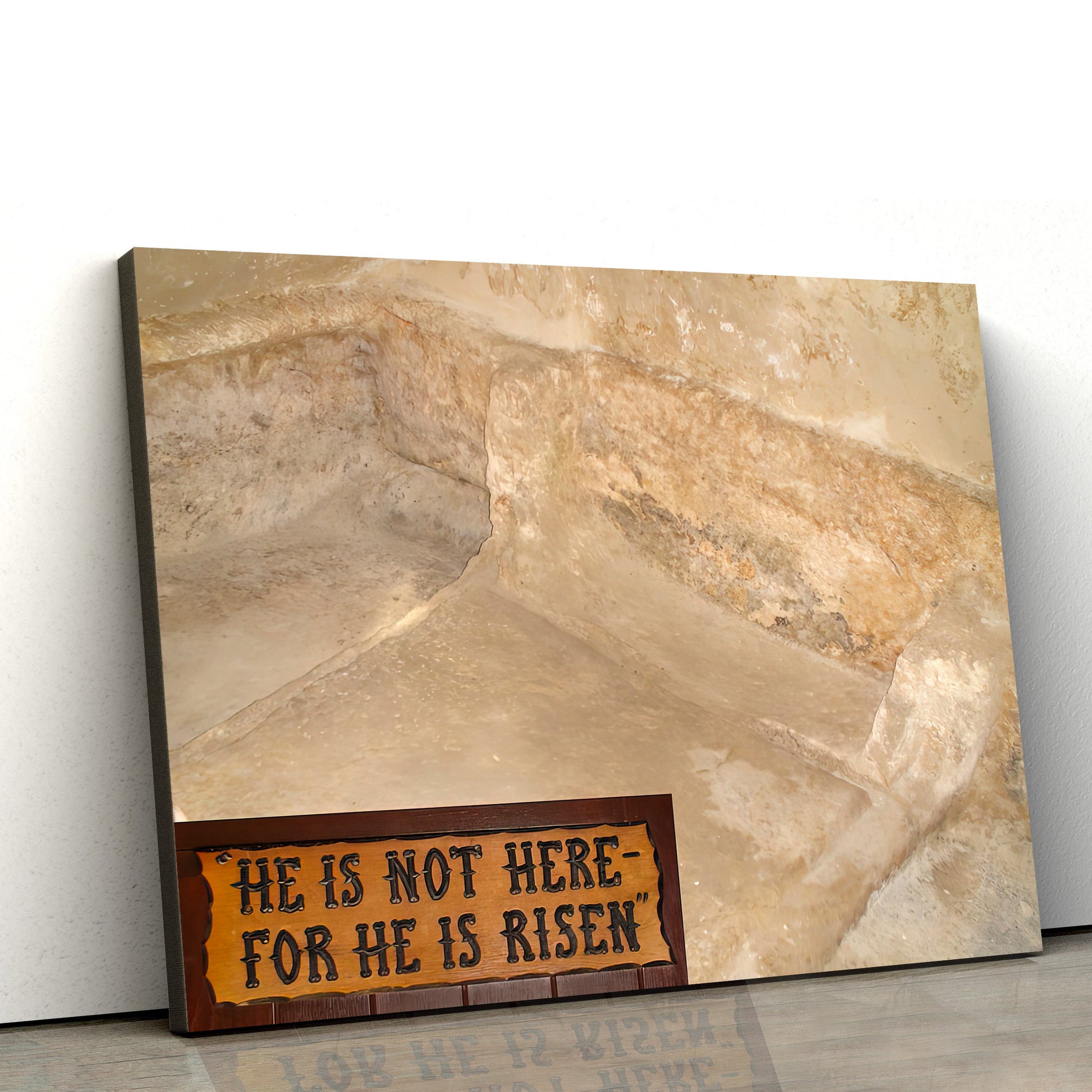 The Empty Tomb He Is Risen 1 Canvas Pictures - Easter Canvas - Christian Canvas Wall Art