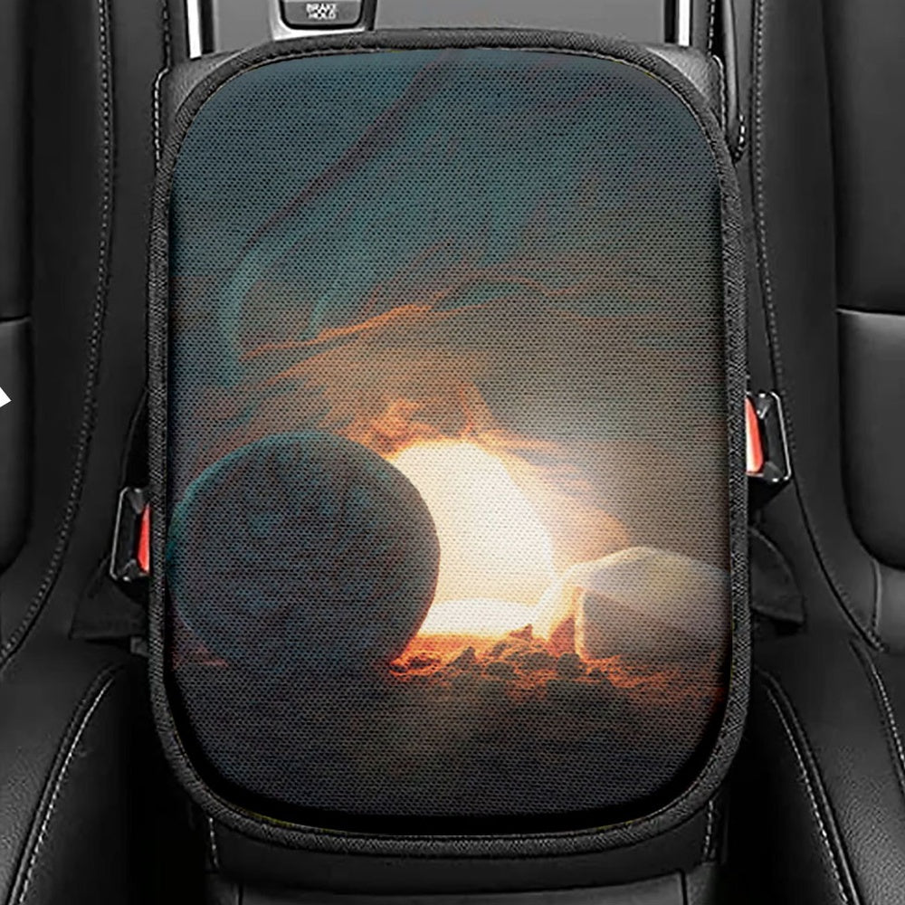 The Empty Tomb Seat Box Cover, Christian Car Center Console Cover,Easter Car Interior Accessories
