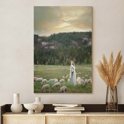 The Fold Canvas Picture - Jesus Christ Canvas Art - Christian Wall Canvas