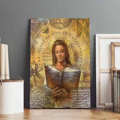 The Glory Of God Is Intelligence Canvas Picture - Jesus Canvas Wall Art - Christian Wall Art