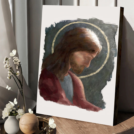 The God Who Weeps Jesus Wept Christianity Inspirational Wall Art - Religious Posters
