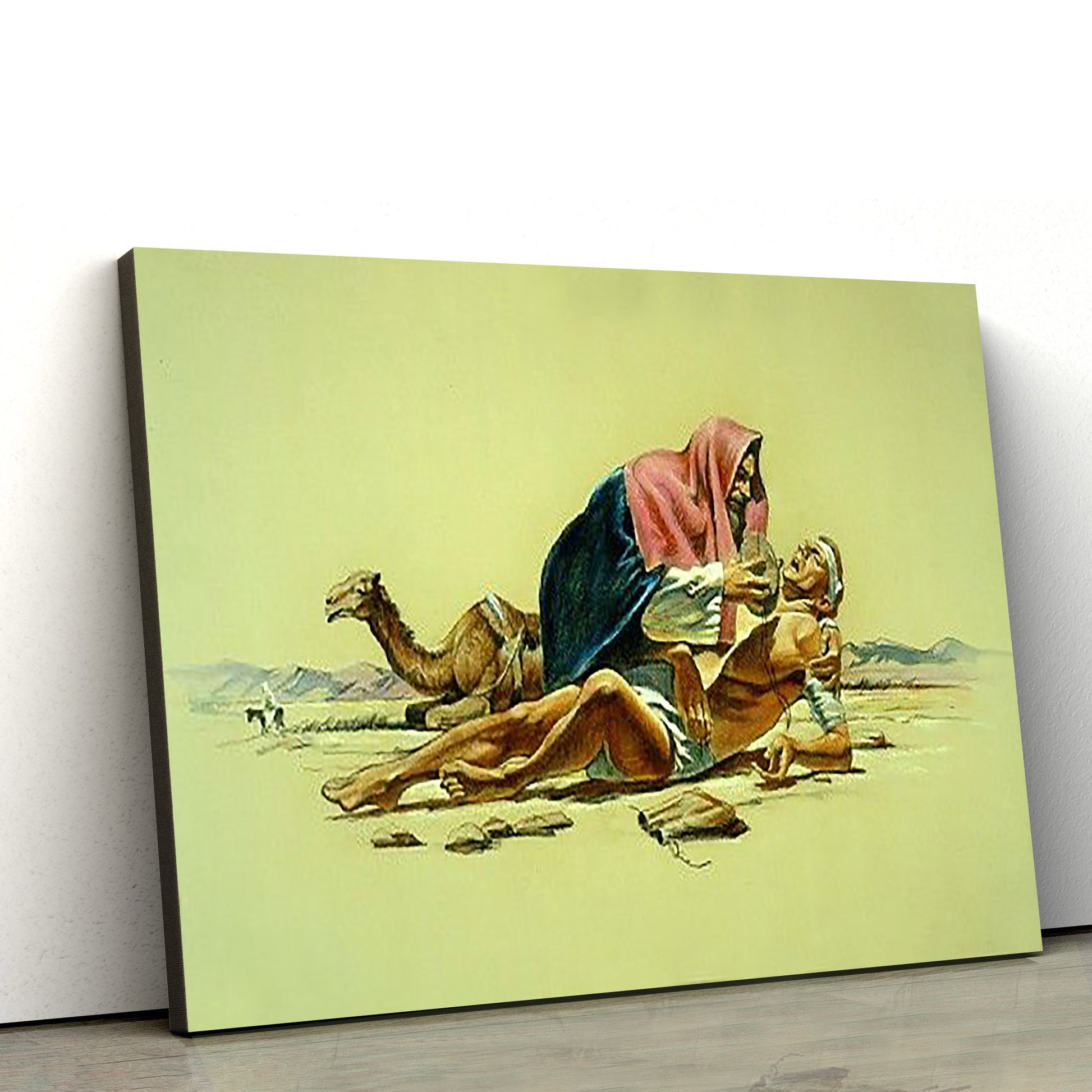 The Good Samaritan Canvas Wall Art - Christian Canvas Pictures - Religious Canvas Wall Art