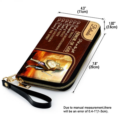 The Gospel Of Peace Clutch Purse For Women - Personalized Name - Christian Gifts For Women