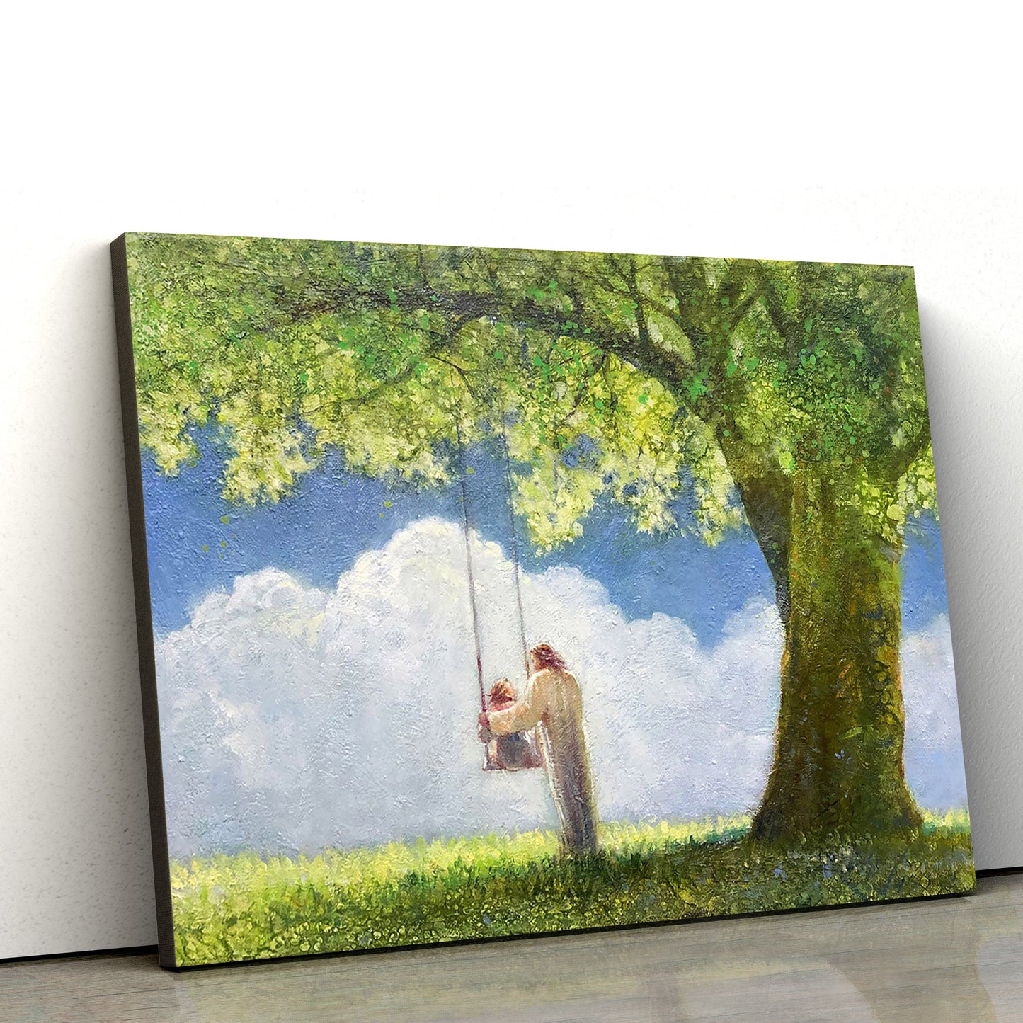 The Greatest In The Kingdom Of Heaven Canvas Wall Art - Christian Wall Decor