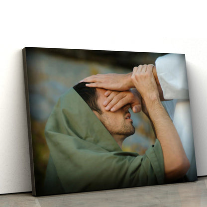 The Healer Canvas Wall Art - Jesus Picture - Christian Wall Decor