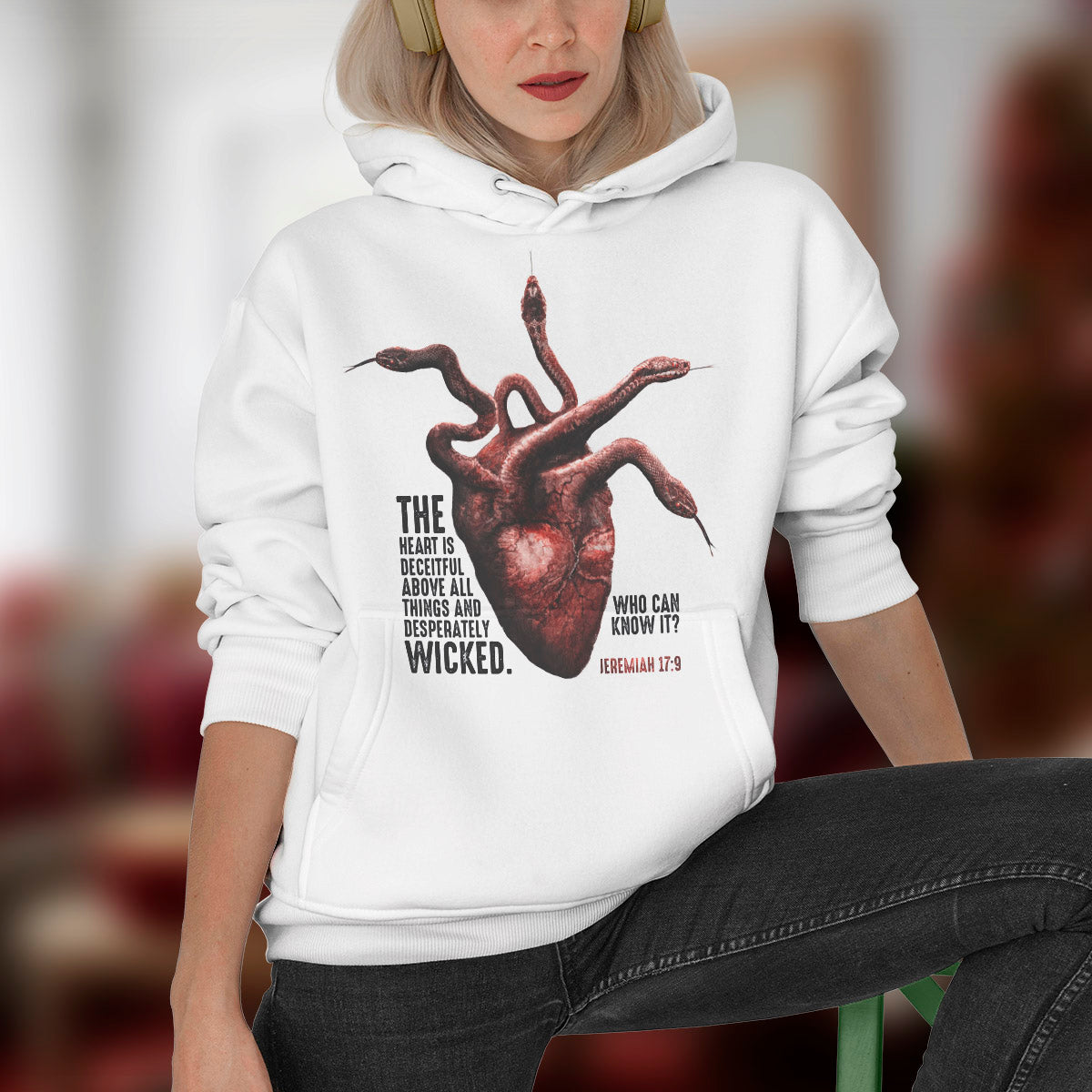 The Heart Is Deceitful Above All Things, And Desperately Wicked Jeremiah 17 9 Lover Jesus 3d Hoodie - Christian 3d Sweatshirt